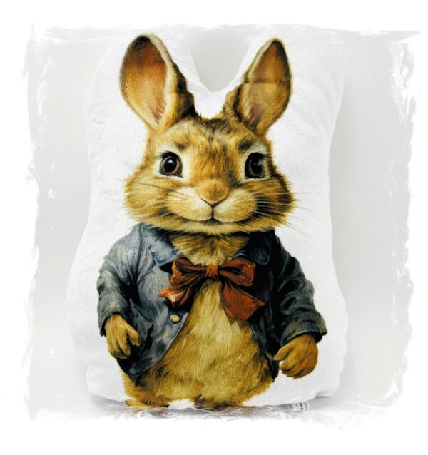 Afita Enzo Bunny Rabbit Plush Toy in a smart jacket, perfect for cozy snuggles and imaginative play.