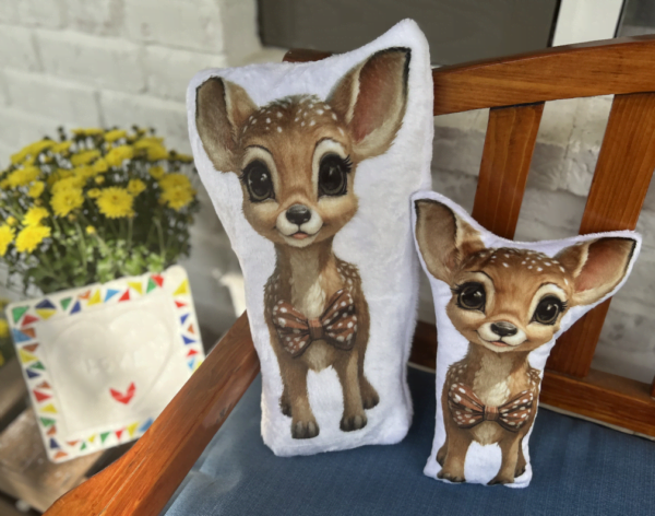D.D. Deer Plush Toy Afita: Sweet-Faced Woodland Companion Conveying Cuddly Serenity - Image 2