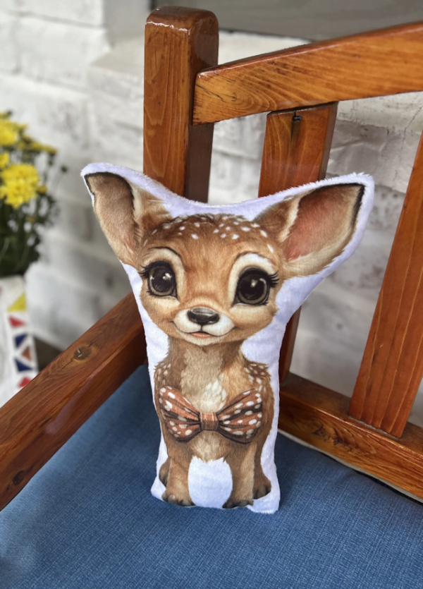 D.D. Deer Plush Toy Afita: Sweet-Faced Woodland Companion Conveying Cuddly Serenity - Image 3