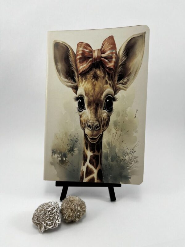 Giraffe Plush Notebook: Soaring Dreams Captured Here with GiGi - Image 3