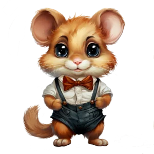 Chuckles the Hamster - Afita Character