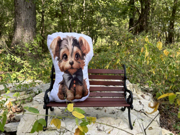 Creative ZK Designs' Afita Collection: Jazz Yorkie Puppy Plush Toy - Snuggly Companion for Children - Image 3