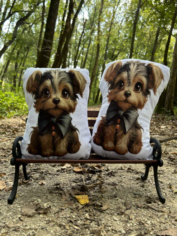 Creative ZK Designs' Afita Collection: Jazz Yorkie Puppy Plush Toy - Snuggly Companion for Children - Image 2