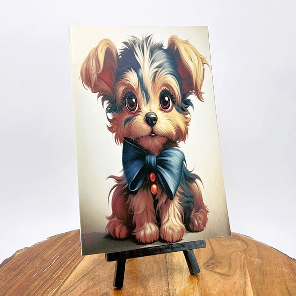 yorkie dog notebook