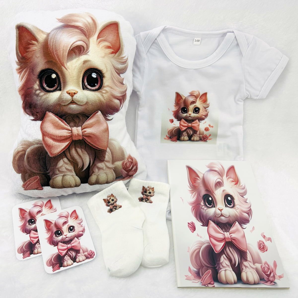paris pink cat afita gift set collection