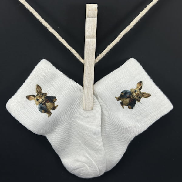 Enzo bunny rabbit kids' socks