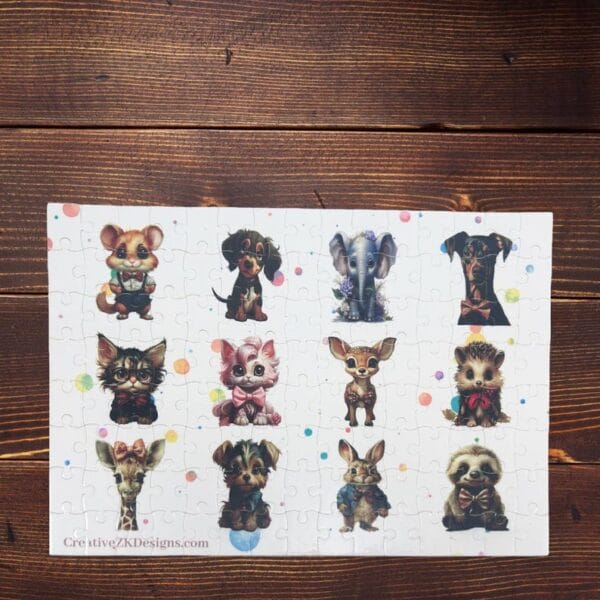 Afita character 120 piece jigsaw puzzle for kids, Creative ZK Designs