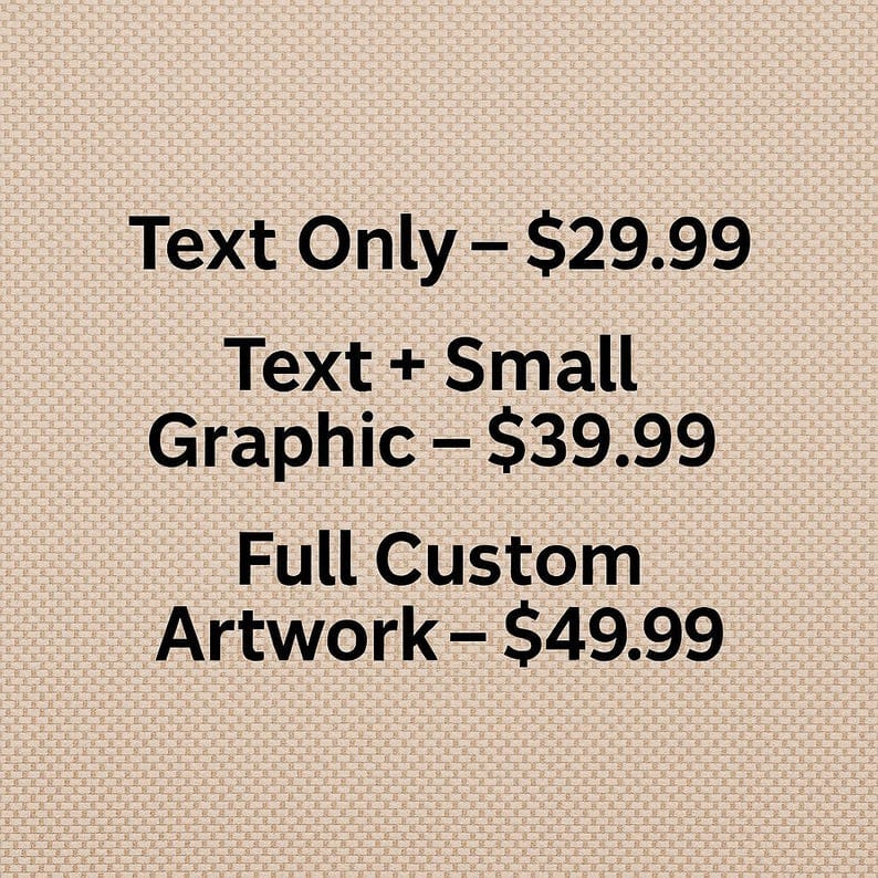 Custom doormat with personalized text layout